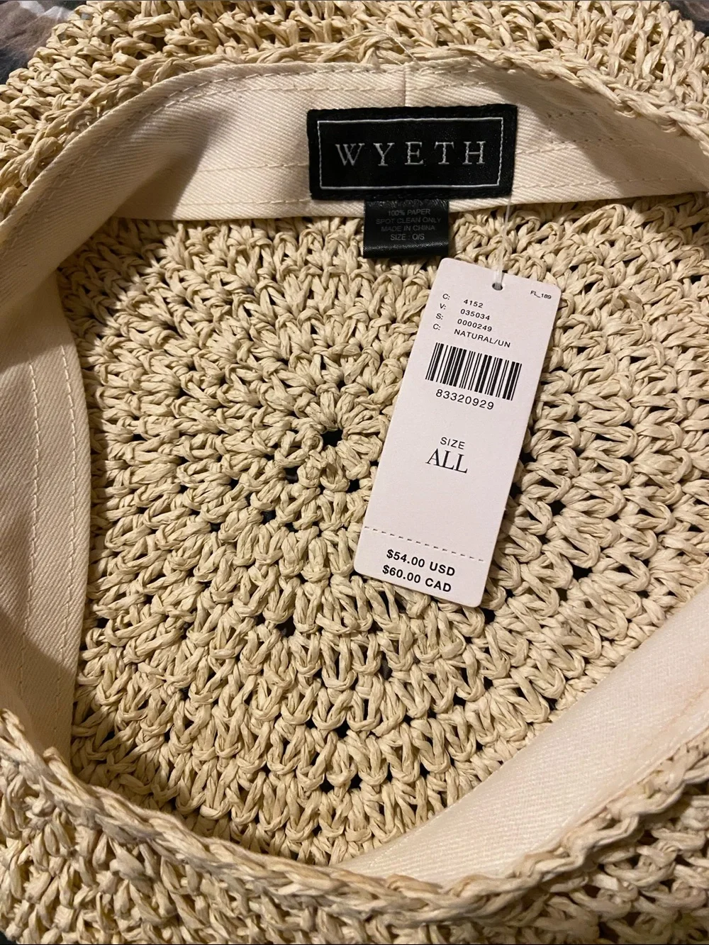 Anthropologie Crochet Beret in Light Beige